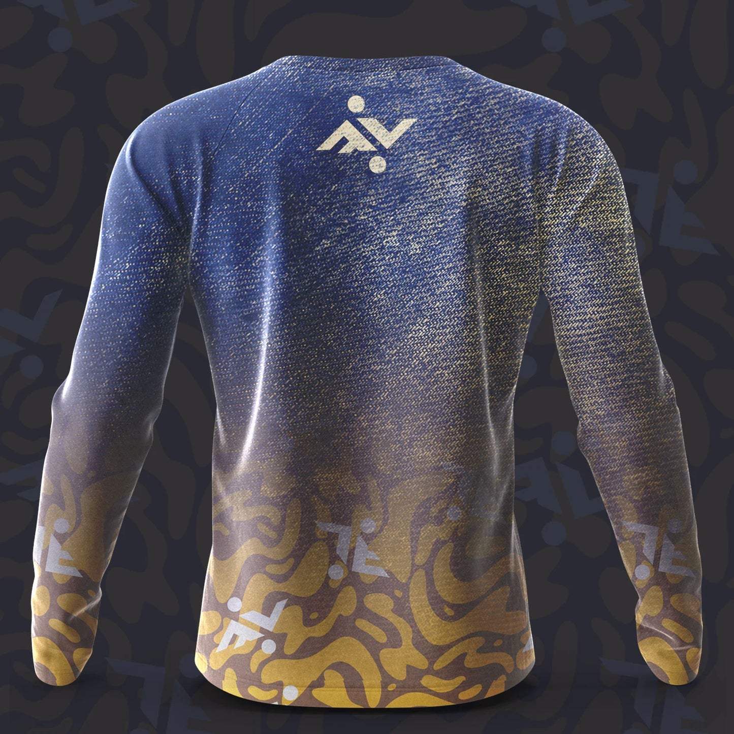 Skydive Jersey Jeans Brown and Blue