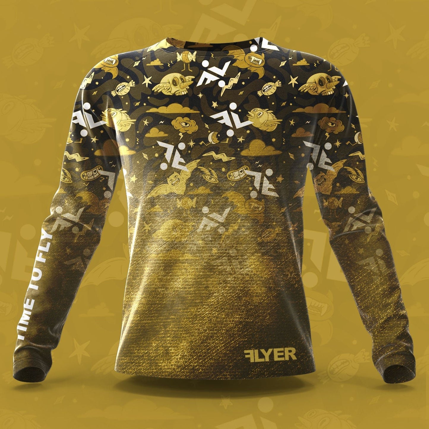 Yellow Doodle Selection Jersey - Flyersuit