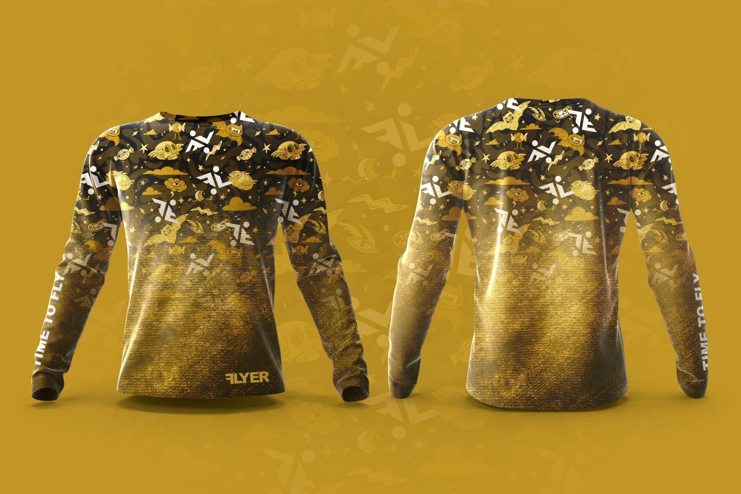 Yellow Doodle Selection Jersey - Flyersuit