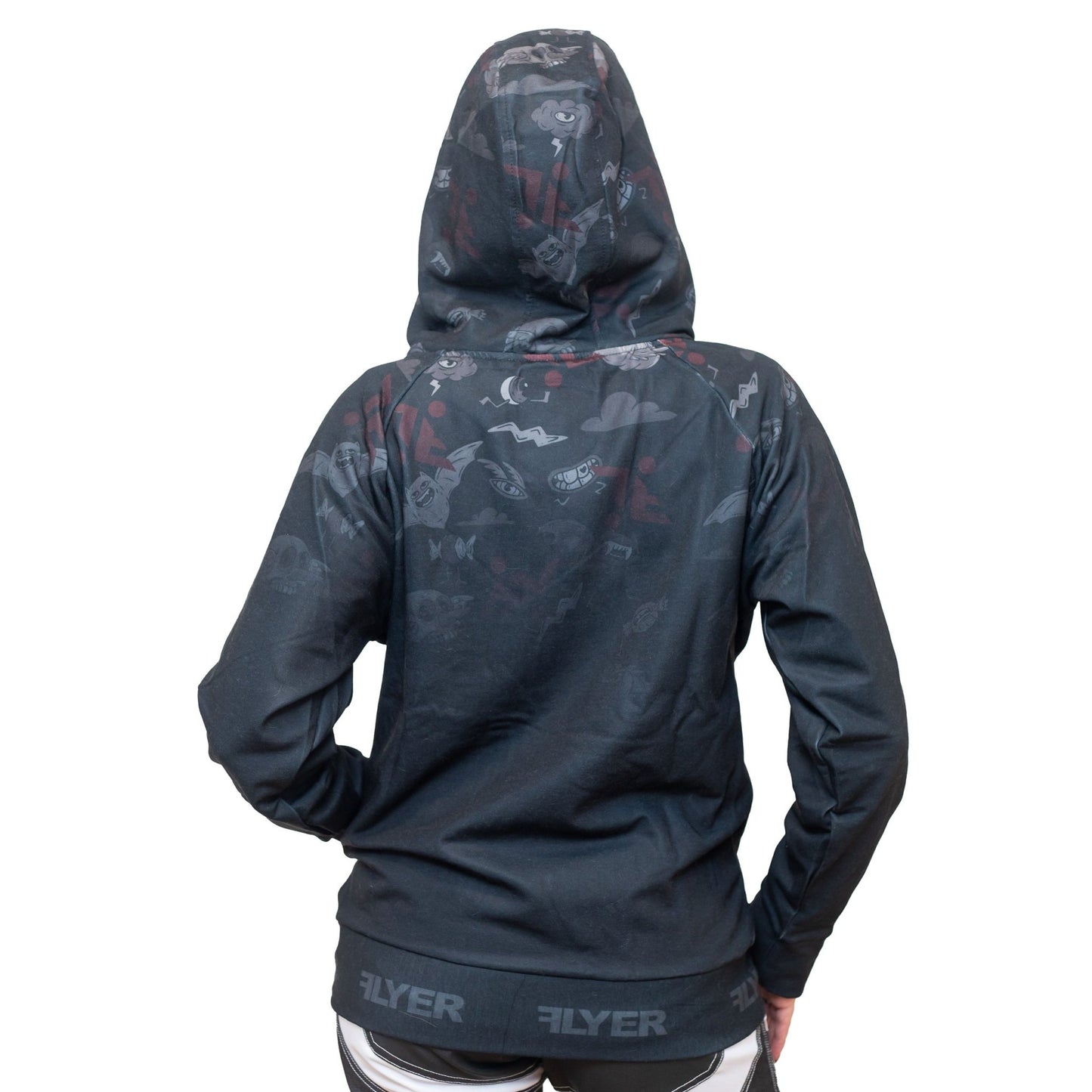 Black Doodle Skydive Hoodie - Flyersuit