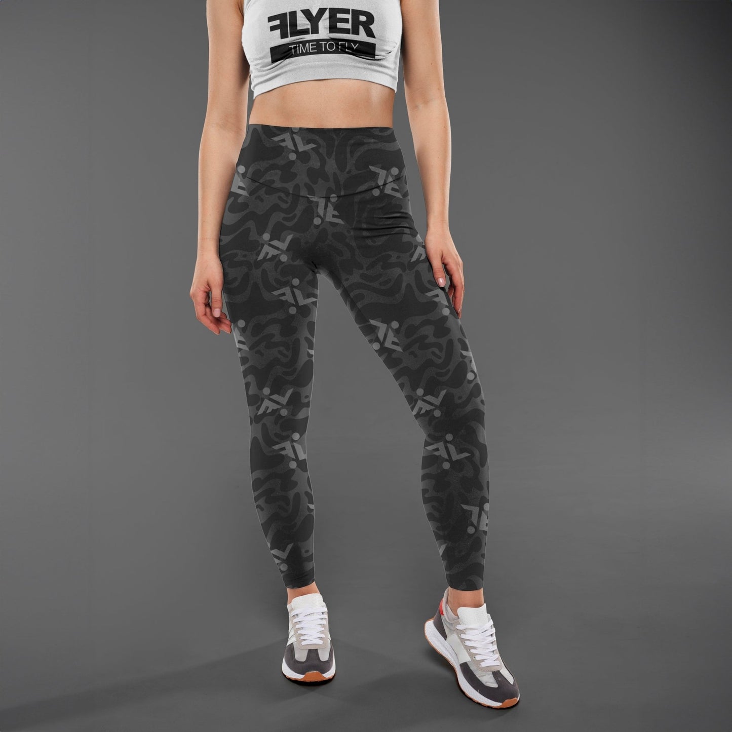 Black Skydive Leggings - Flyersuit