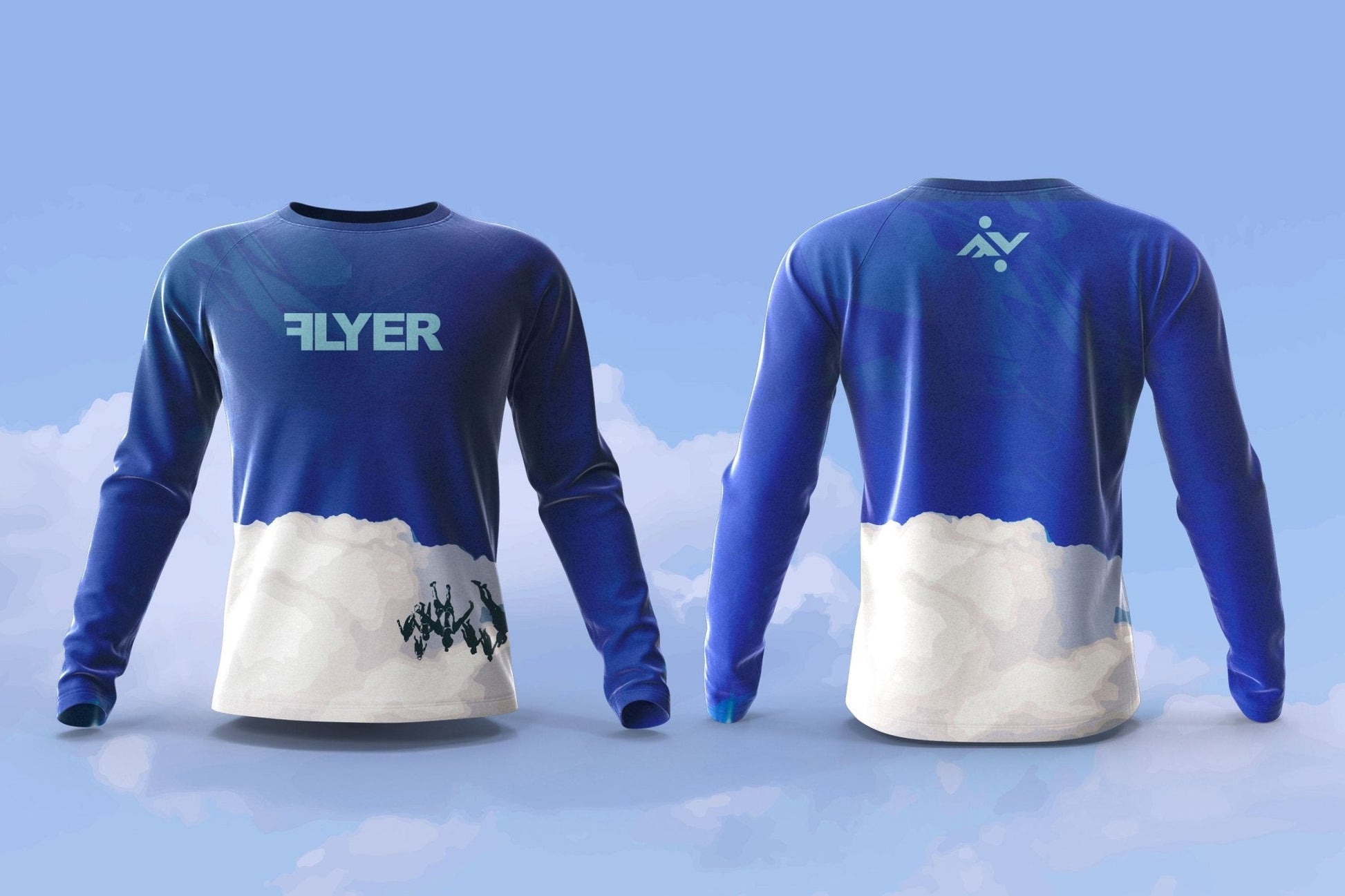 Blue Skydive Jersey Cloud Selection - Flyersuit