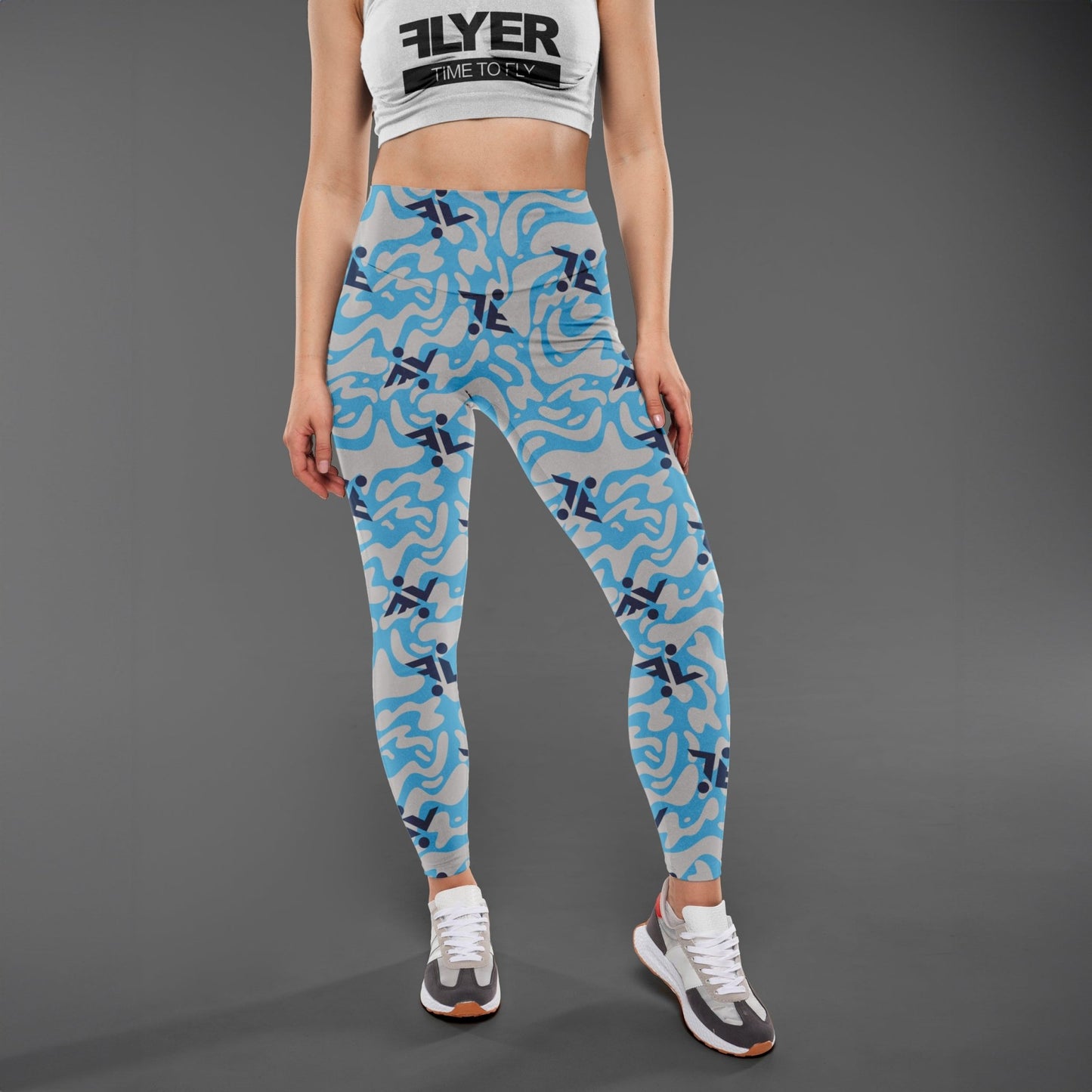 Blue Skydive Leggings - Flyersuit