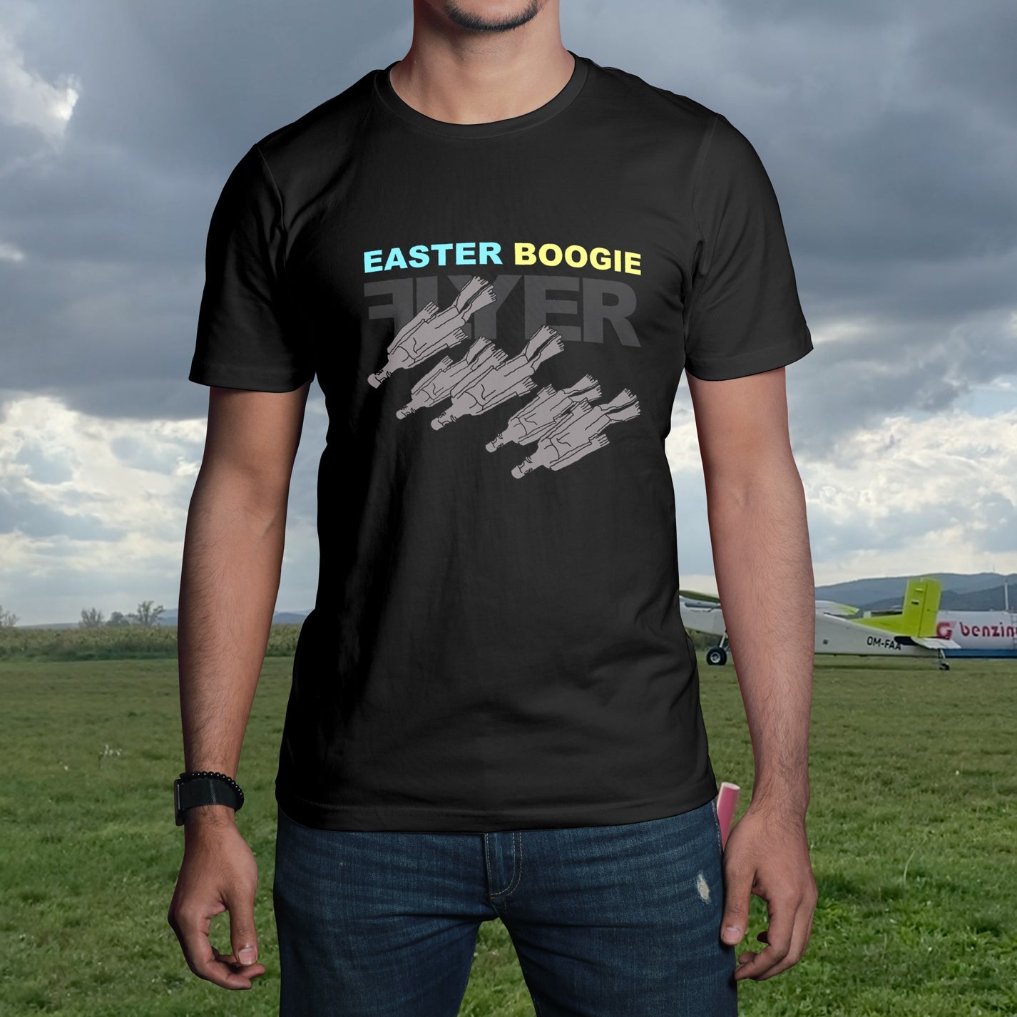 Easter Boogie T-shirt black - Flyersuit