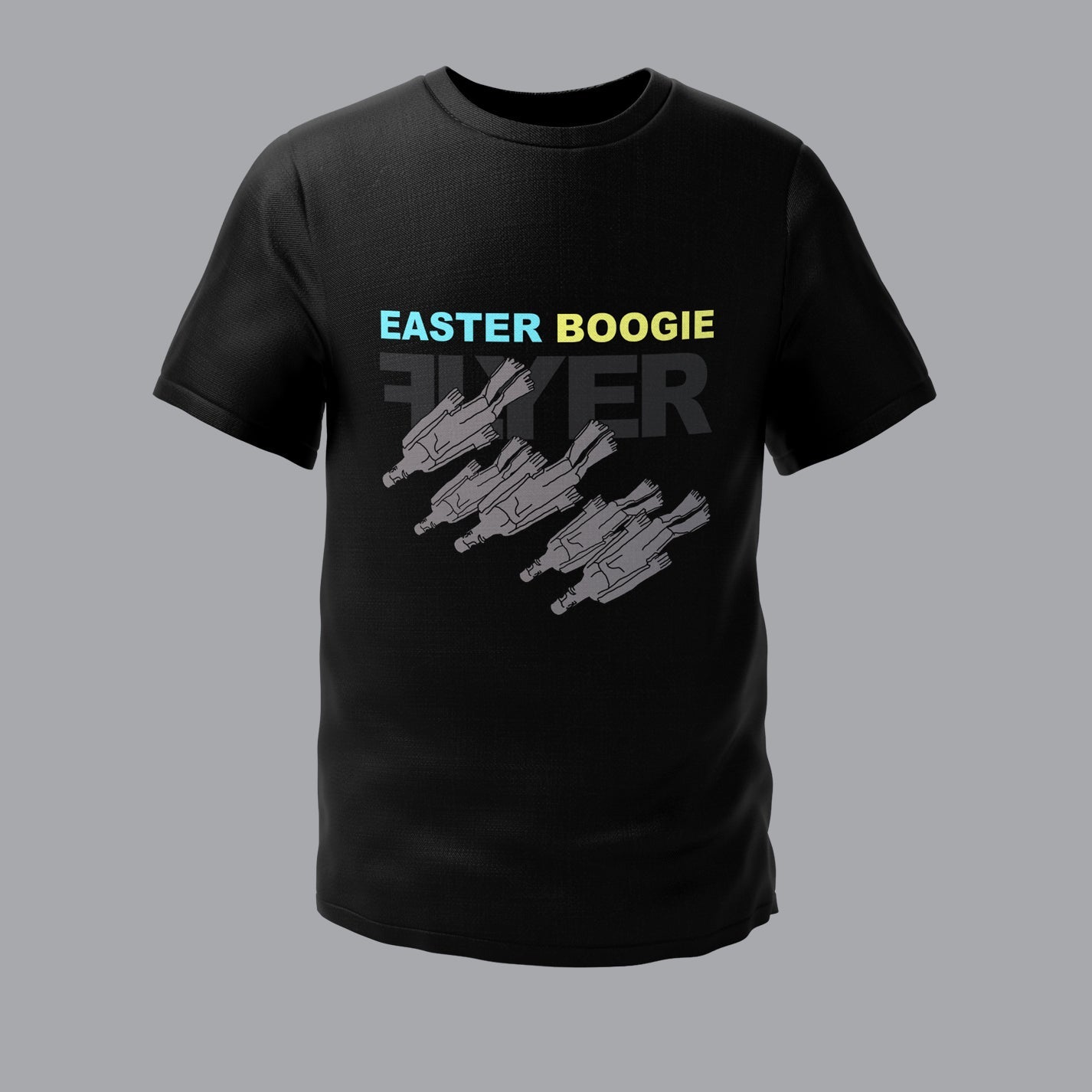 Easter Boogie T-shirt black - Flyersuit