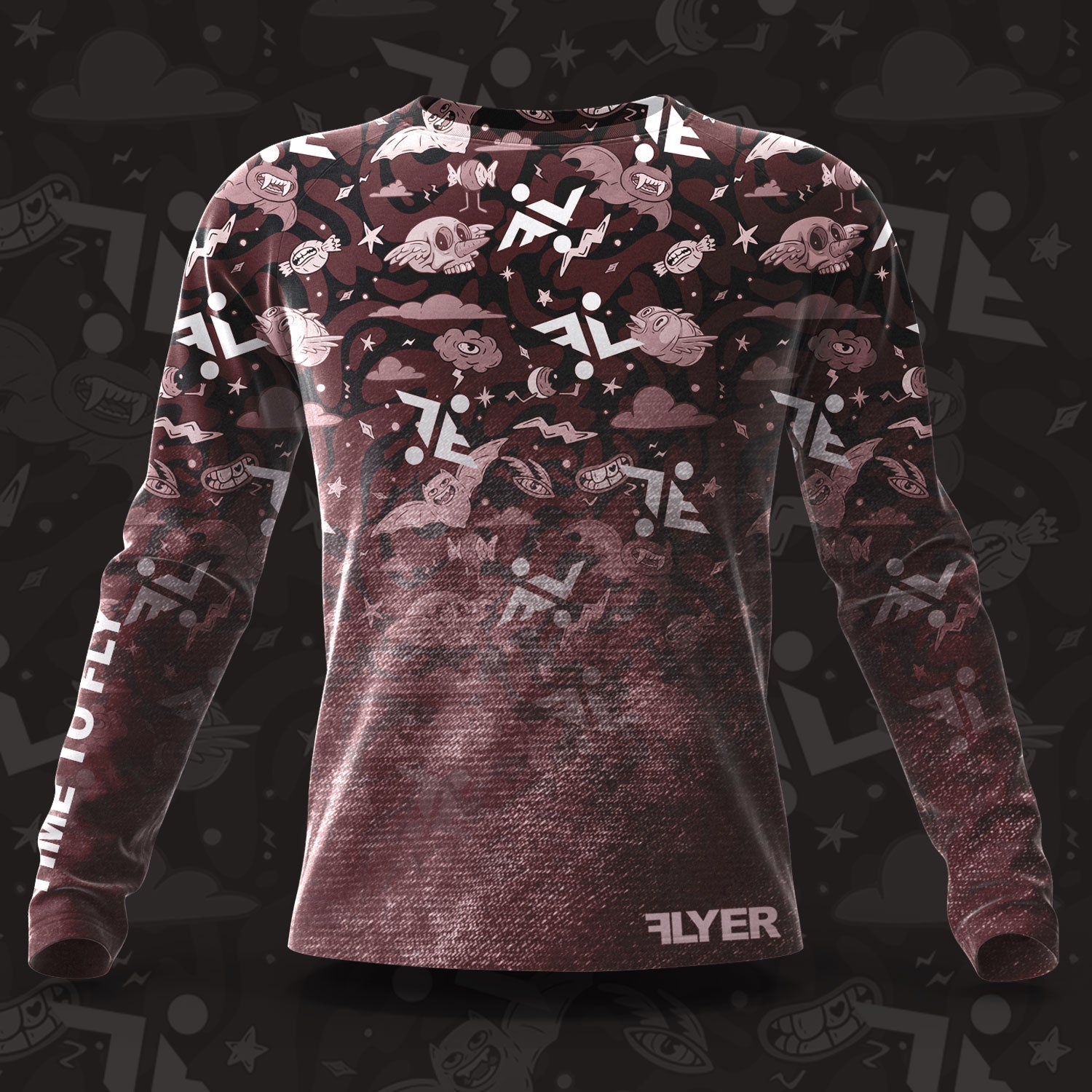 Red Skydive Jersey Doodle Selection - Flyersuit