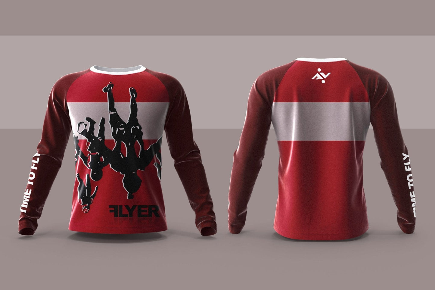 Skydive Jersey Red Group Selection - Flyersuit