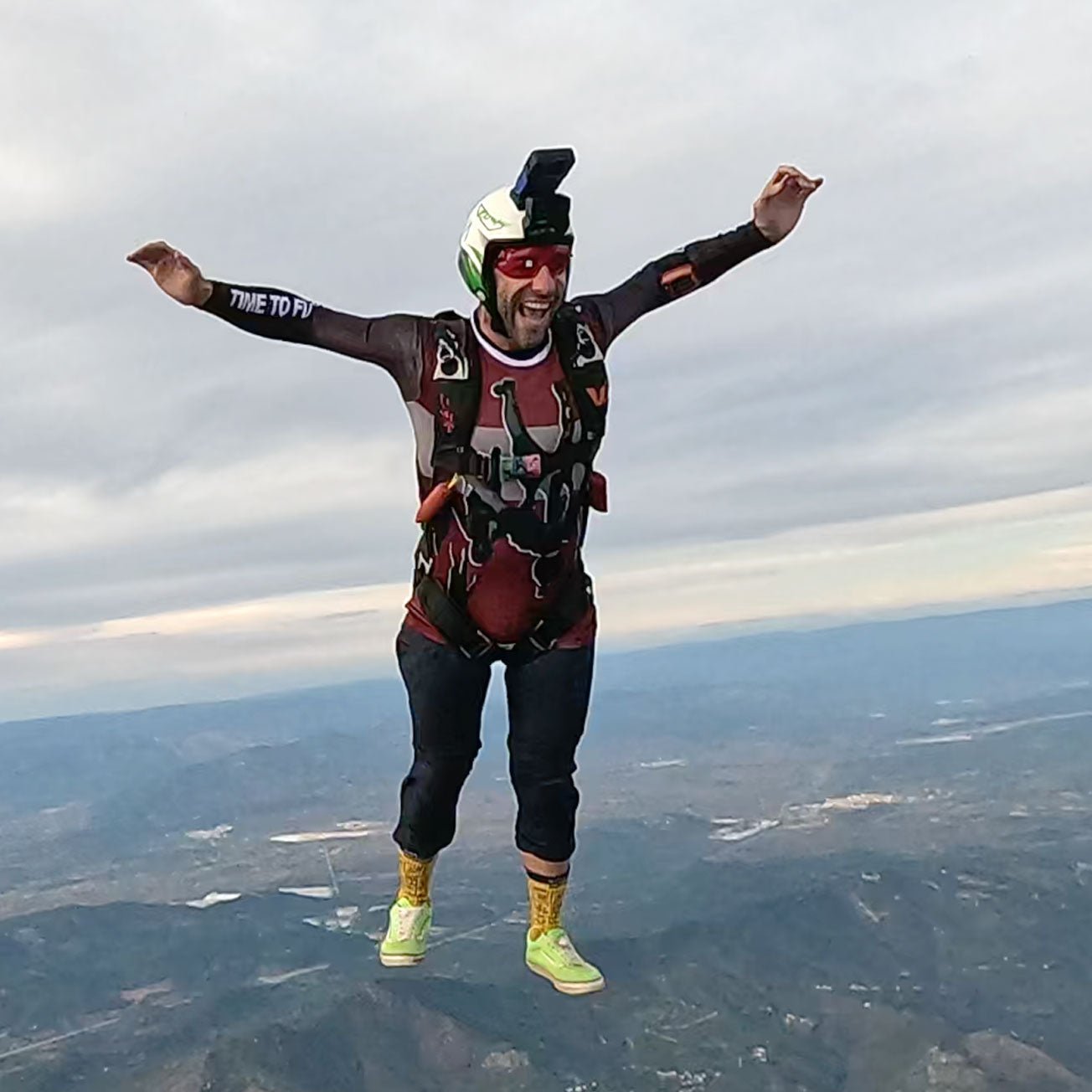 Skydive Jersey Red Group Selection - Flyersuit