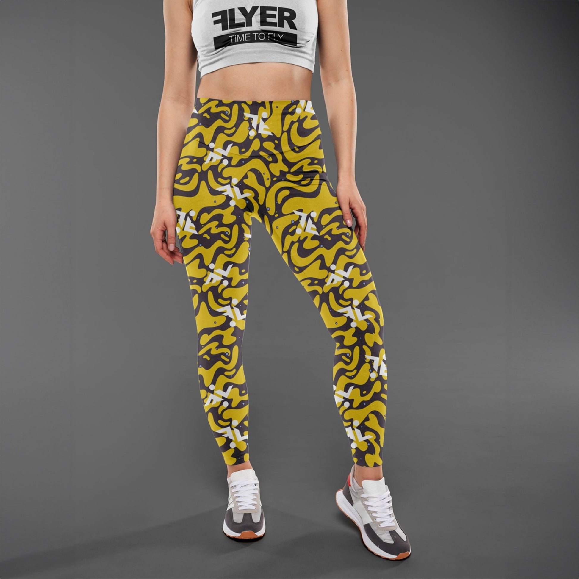 Yellow Skydiver Leggings - Flyersuit